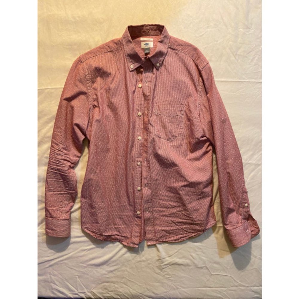 Old Navy | Mens | Red Shirt w/ Pattern